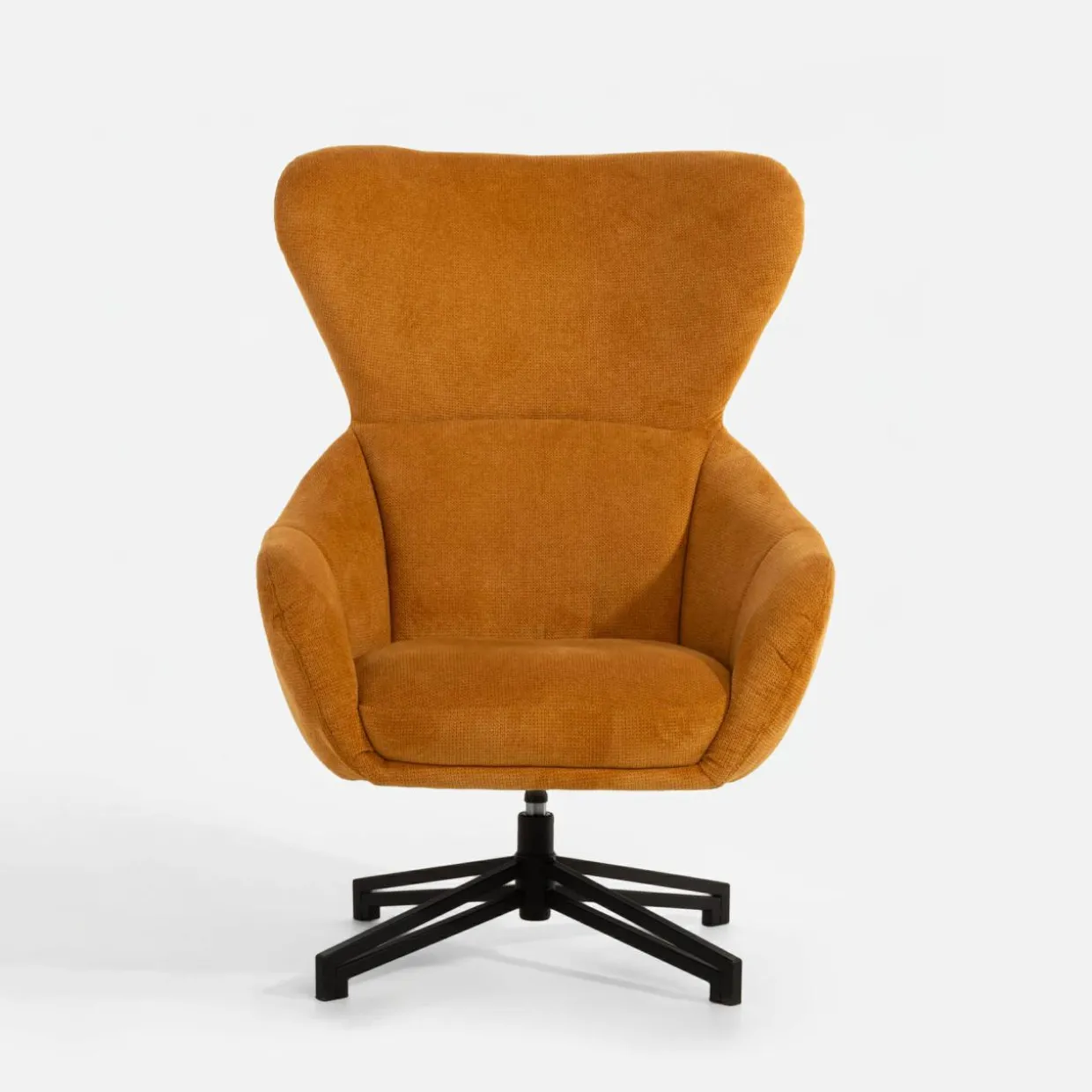 Fotel obrotowy żółty LOMERO