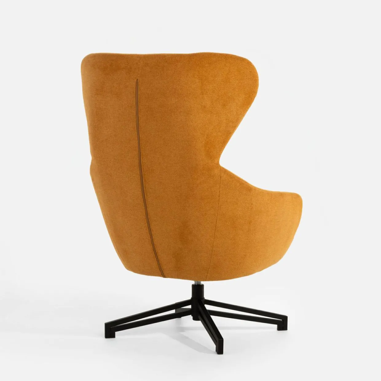 Fotel obrotowy żółty LOMERO