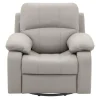 Fotel obrotowy z funkcją relaks jasny beż OPUS