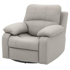 Fotel obrotowy z funkcją relaks jasny beż OPUS