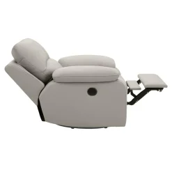 Fotel obrotowy z funkcją relaks jasny beż OPUS
