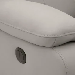 Fotel obrotowy z funkcją relaks jasny beż OPUS