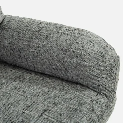 Fotel obrotowy z podnóżkiem szary DITTIF