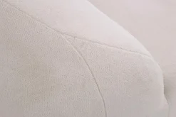 Fotel obły kremowy MELA