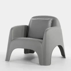 Fotel ogrodowy szary ULVI