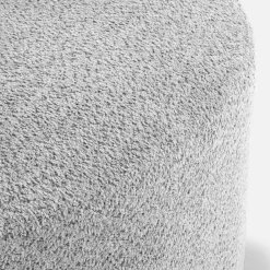 Fotel okrągły obrotowy SEBREZE szary