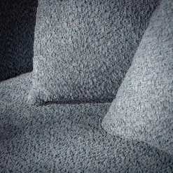 Fotel okrągły obrotowy SEBREZE granatowy