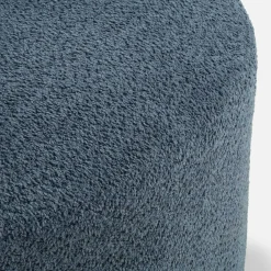 Fotel okrągły obrotowy SEBREZE granatowy