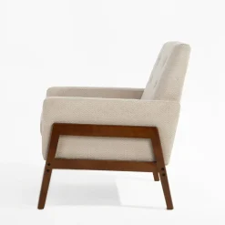 Fotel retro beżowy MIATU