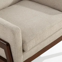 Fotel retro beżowy MIATU