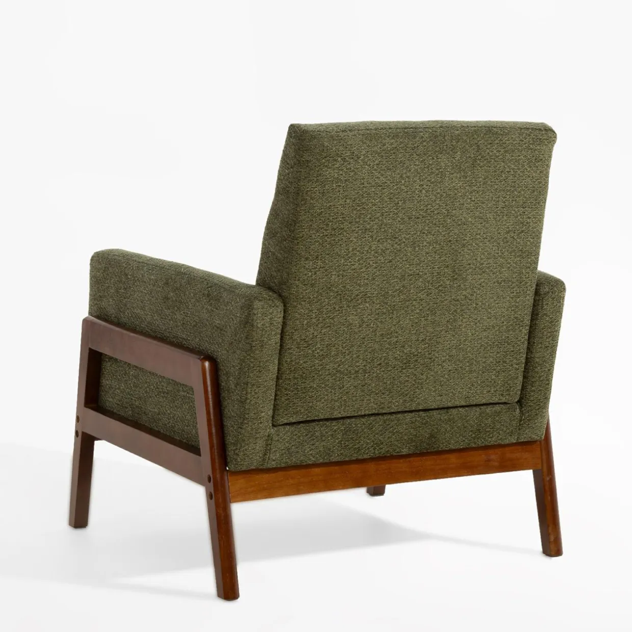 Fotel retro ciemnozielony MIATU