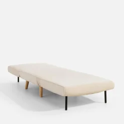 Fotel rozkładany beżowy LAVILLA