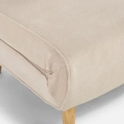 Fotel rozkładany beżowy LAVILLA