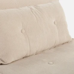 Fotel rozkładany beżowy LAVILLA