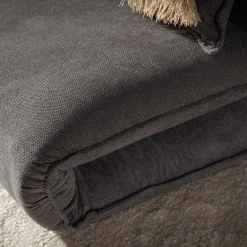 Fotel rozkładany szary LAIPE