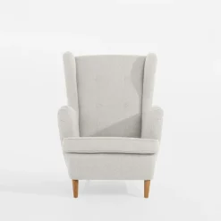 Fotel uszak jasnobeżowy ESAL