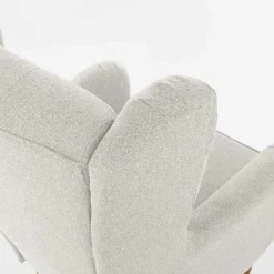 Fotel uszak jasnobeżowy ESAL