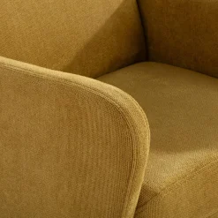 Fotel uszak musztardowy TACO