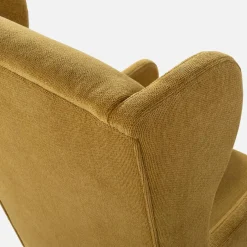 Fotel uszak musztardowy TACO