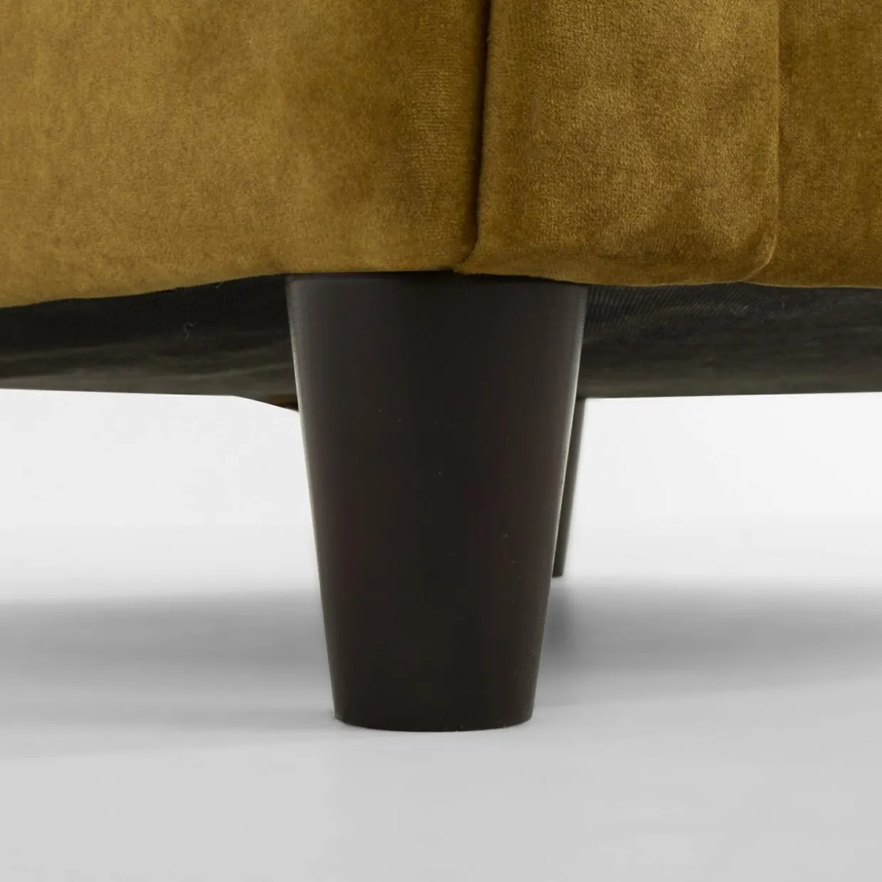 Fotel uszak żółty KING