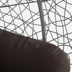 Fotel wiszący WIERI z ciemnoszarym siedziskiem