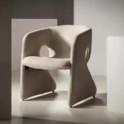 Fotel wypoczynkowy beżowy DRIMENO