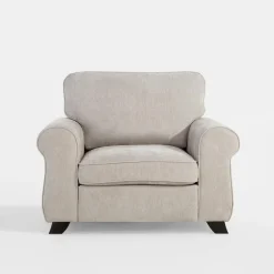 Fotel wypoczynkowy beżowy KANVASA