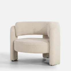 Fotel wypoczynkowy beżowy MAFELE