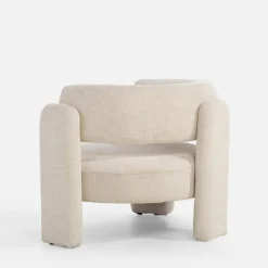 Fotel wypoczynkowy beżowy MAFELE