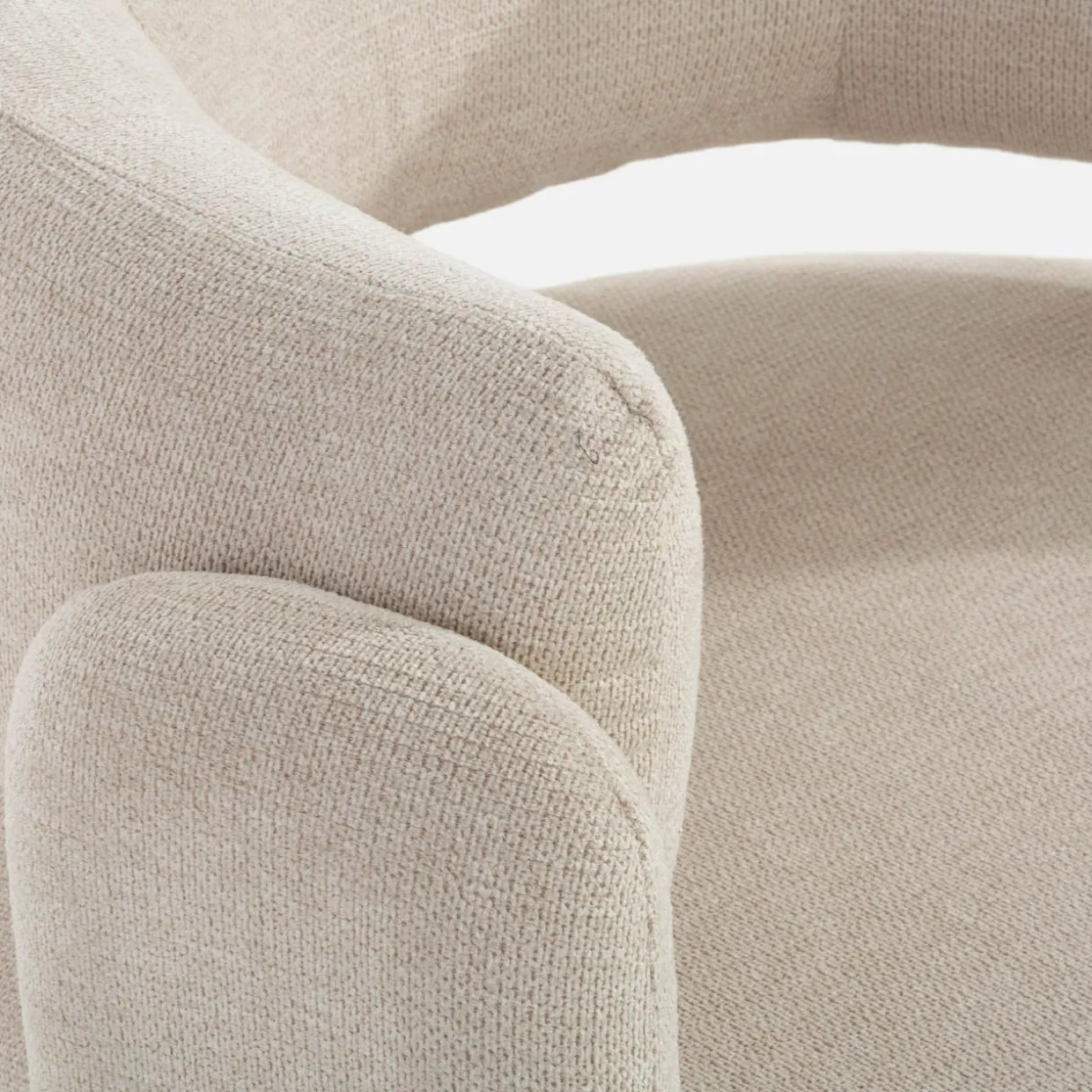 Fotel wypoczynkowy beżowy MAFELE