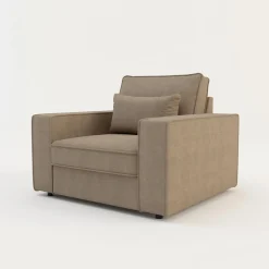 Fotel wypoczynkowy beżowy MARKOS