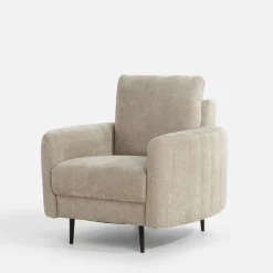 Fotel wypoczynkowy beżowy HUGGY