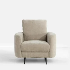 Fotel wypoczynkowy beżowy HUGGY