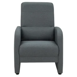 Fotel wypoczynkowy ciemnoszary IMOLA