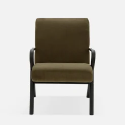 Fotel wypoczynkowy ciemnozielony CAPENBAR