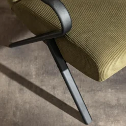 Fotel wypoczynkowy ciemnozielony CAPENBAR