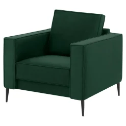 Fotel wypoczynkowy ciemnozielony TERRA