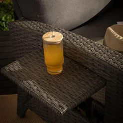 Fotel wypoczynkowy do ogrodu SOTTO szary