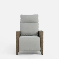 Fotel wypoczynkowy do ogrodu SOTTO brązowy