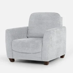 Fotel wypoczynkowy jasnoszary TIVOLI