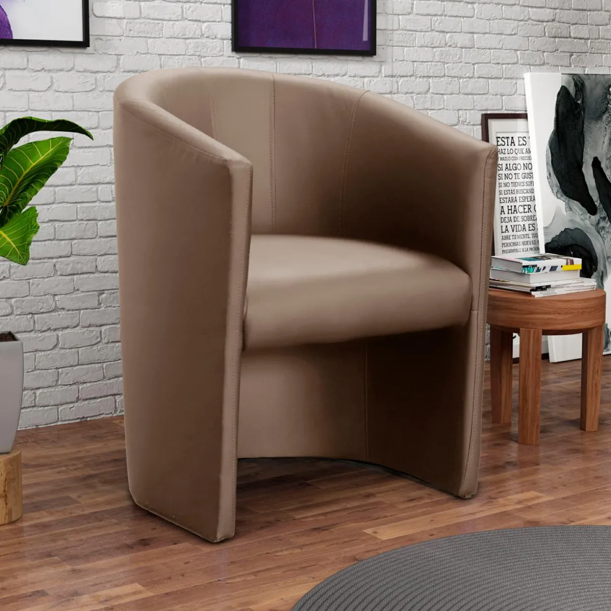 Fotel wypoczynkowy KORA taupe