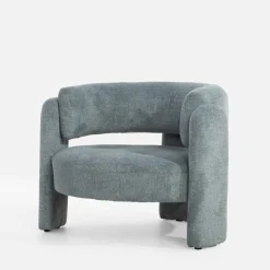 Fotel wypoczynkowy MAFELE szaroniebieski