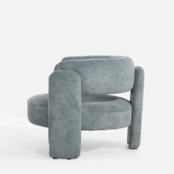 Fotel wypoczynkowy MAFELE szaroniebieski