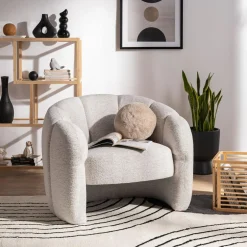 Fotel wypoczynkowy MANUL jasnoszary