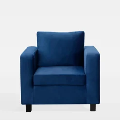 Fotel wypoczynkowy MINI MAX I granatowy