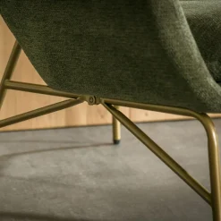 Fotel wypoczynkowy oliwkowy MAILA