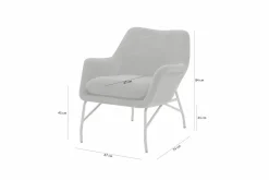 Fotel wypoczynkowy oliwkowy MAILA