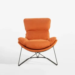 Fotel wypoczynkowy pomarańczowy DYNASTI