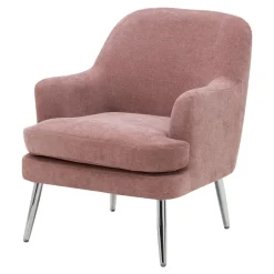 Fotel wypoczynkowy różowy MIARO