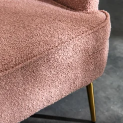 Fotel wypoczynkowy różowy MIDNI